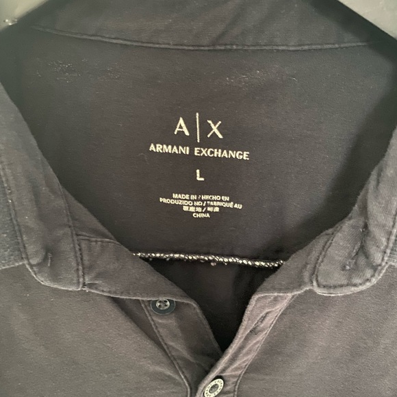 Armani Exchange black polo - Picture 3 of 5